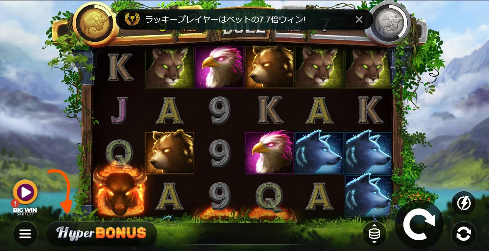 フリースピンを購入!